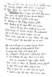 Origineel concept voor het gedicht 